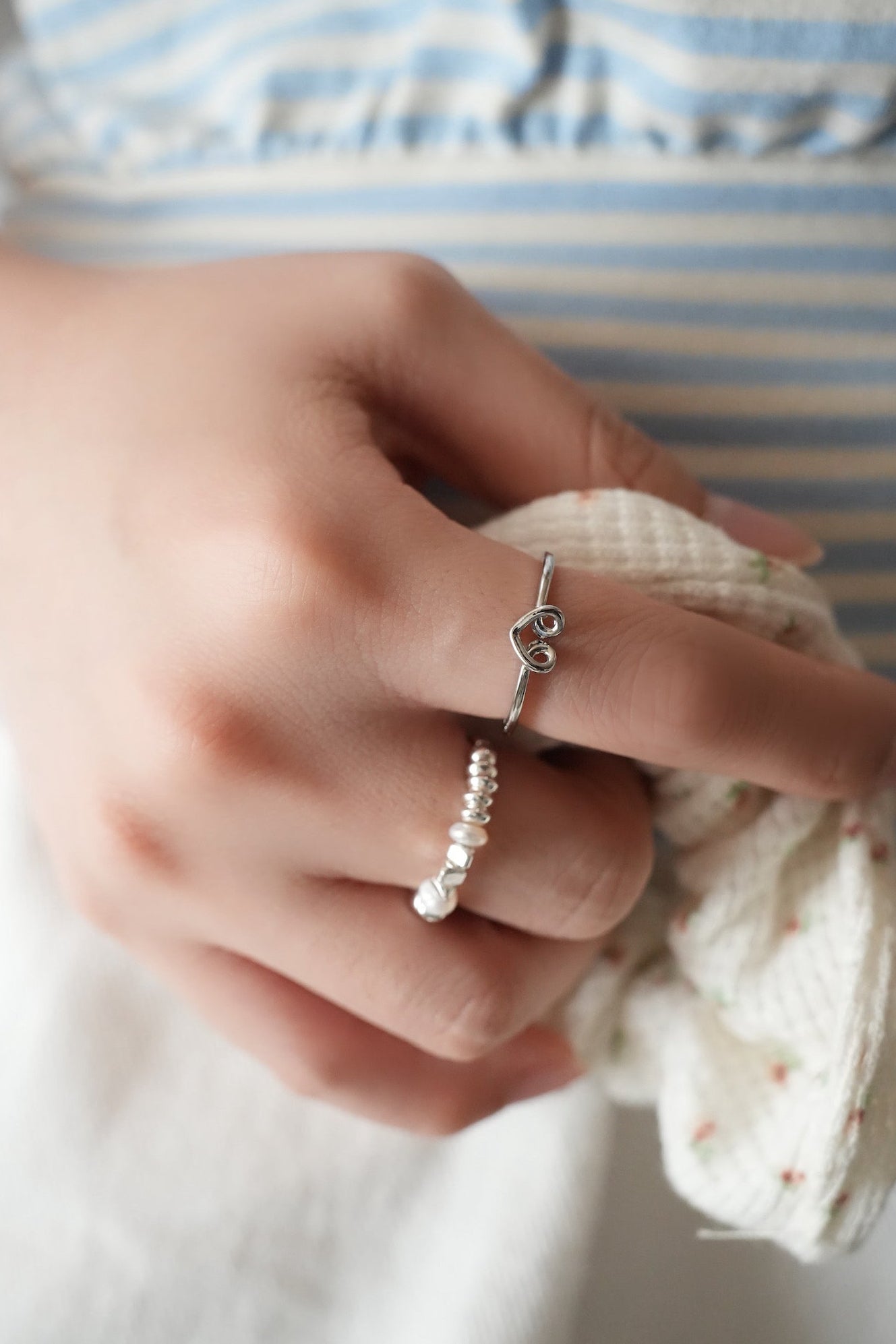 Coiled Heart Ring