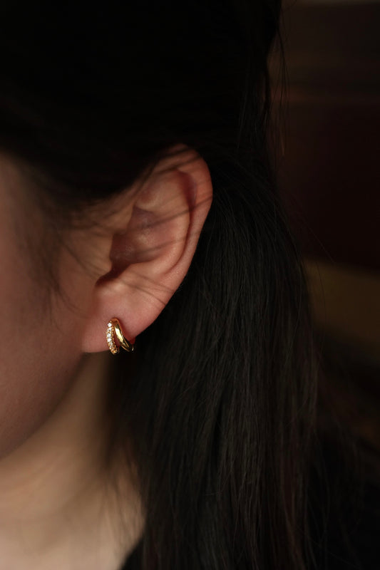 Shining Double Earring