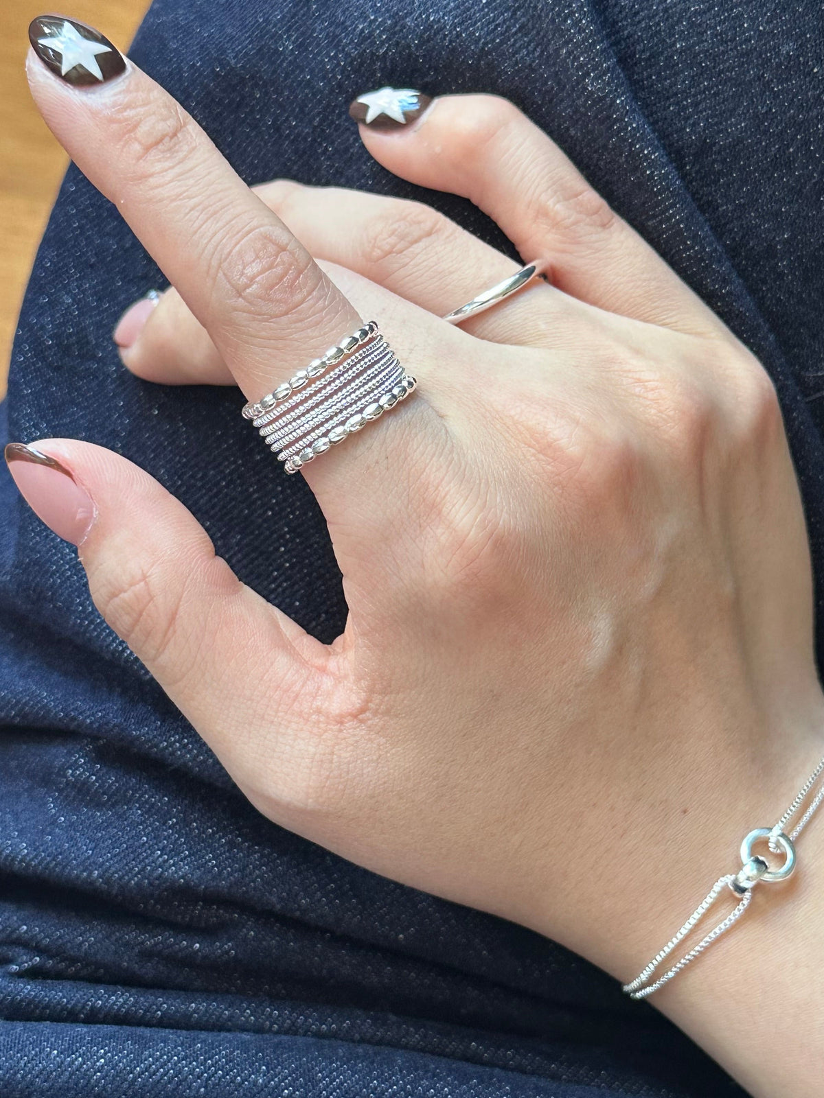 Stacked Bead Ring