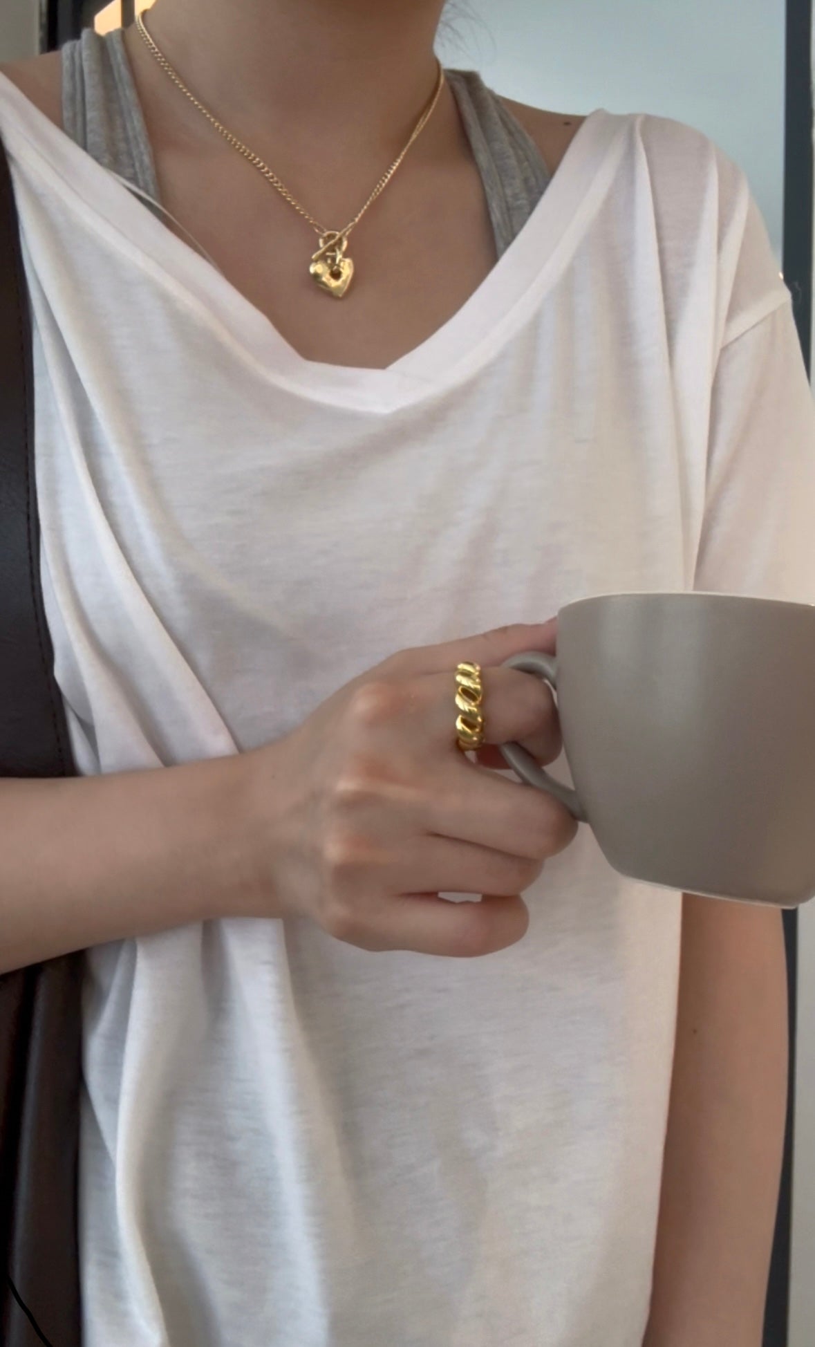 Unshaped Heart Necklace