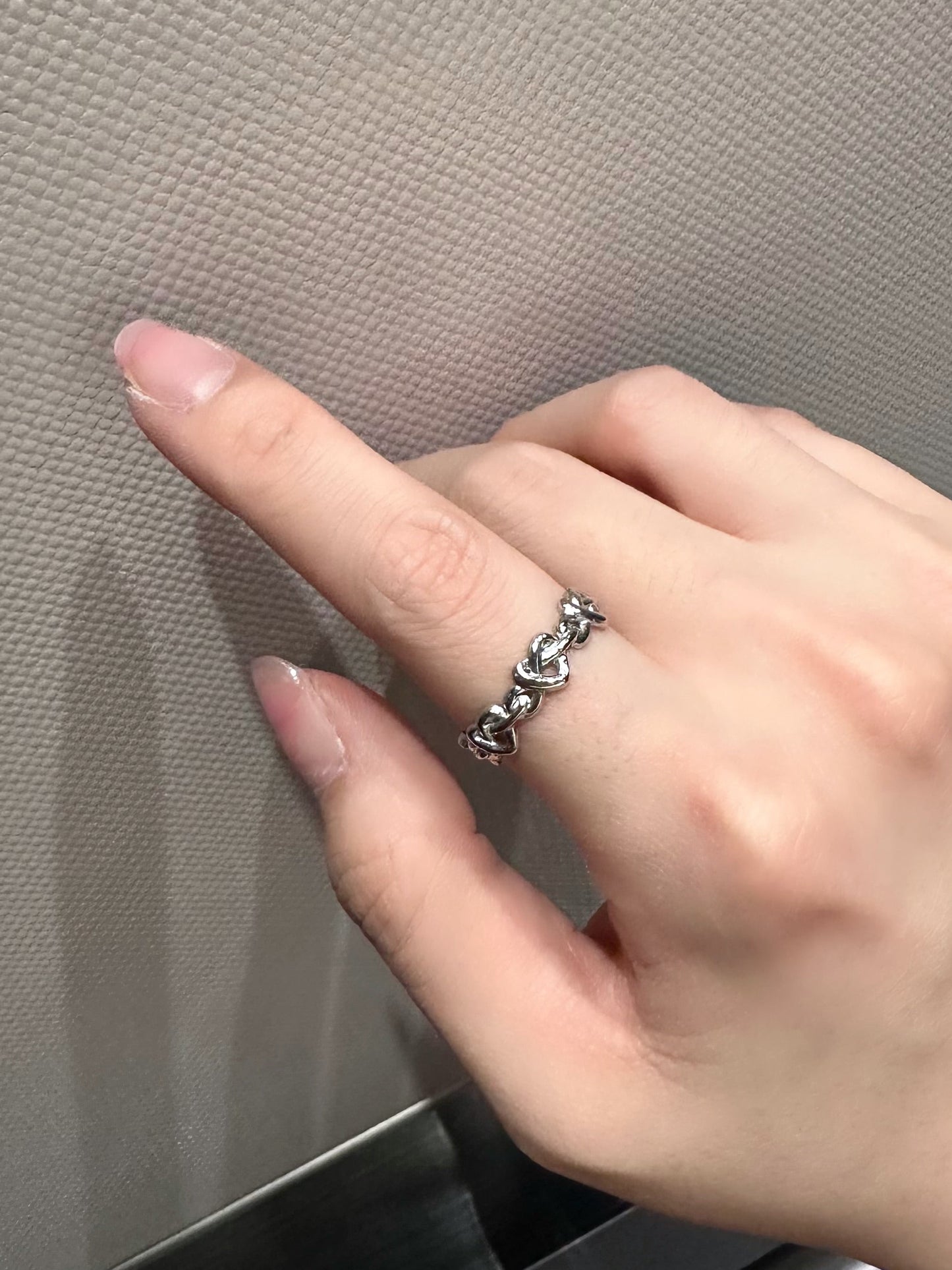 Heart Link Ring