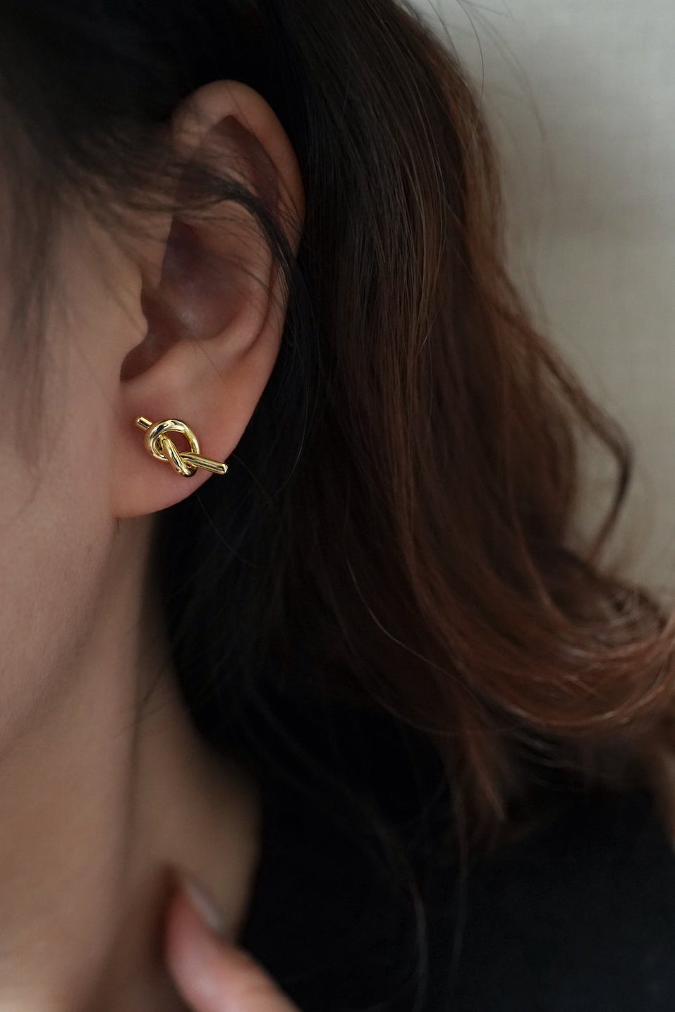 Parallel Knot Earring