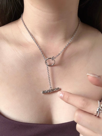 Textured OT Necklace