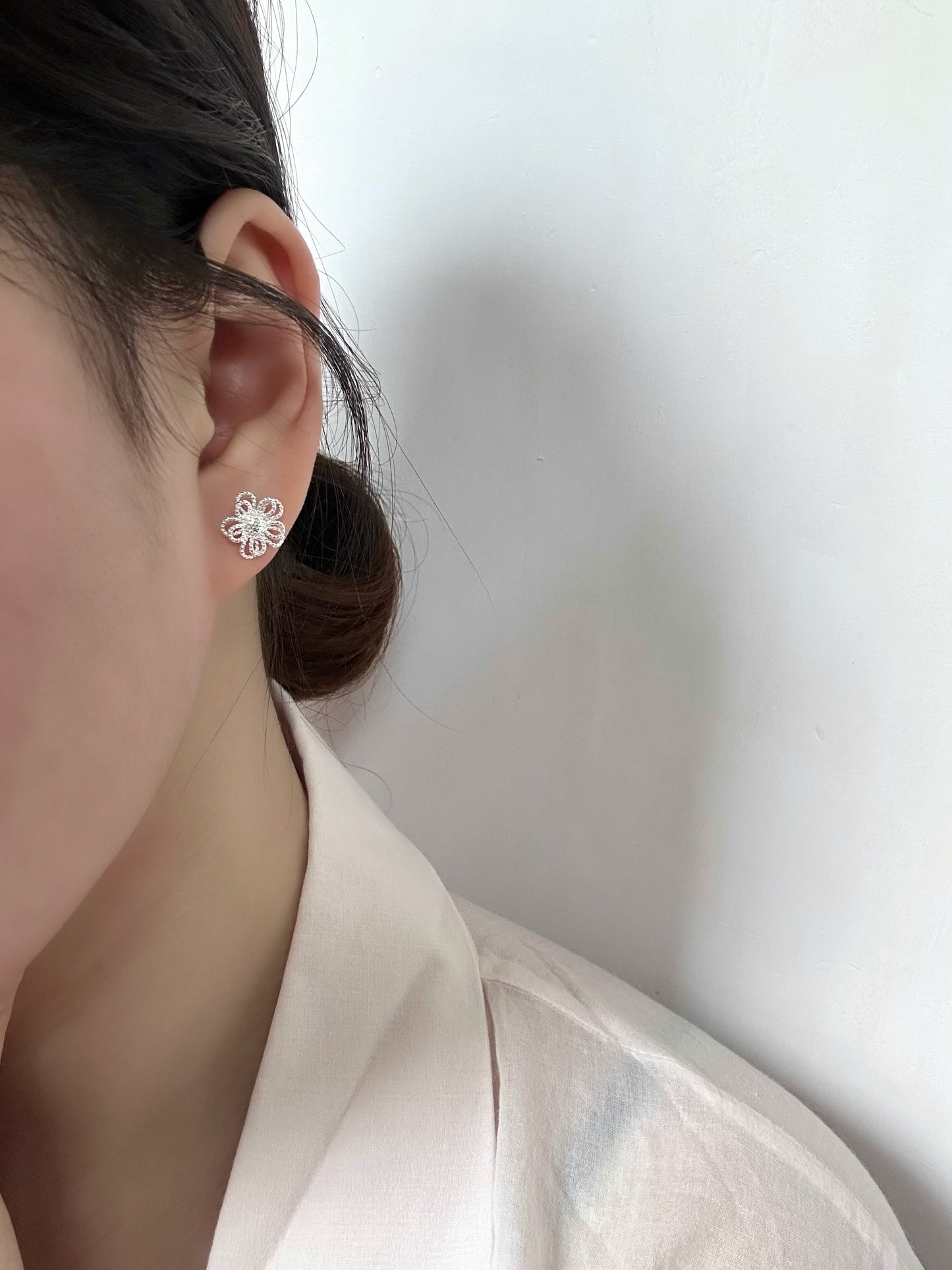 Woven Petal Earring