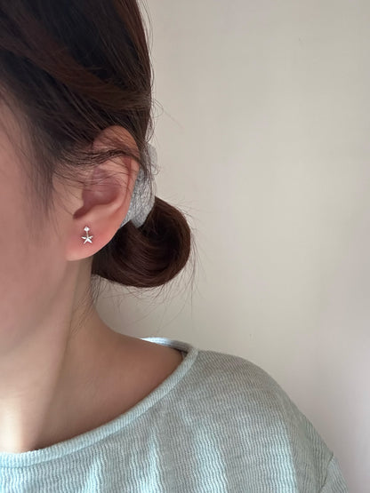 316L Sparkle Star Earring