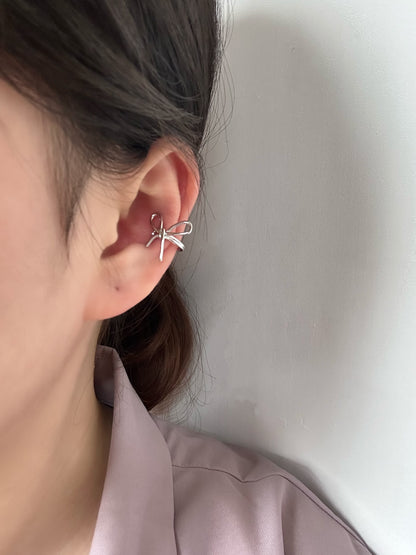Silk Knot Earcuff