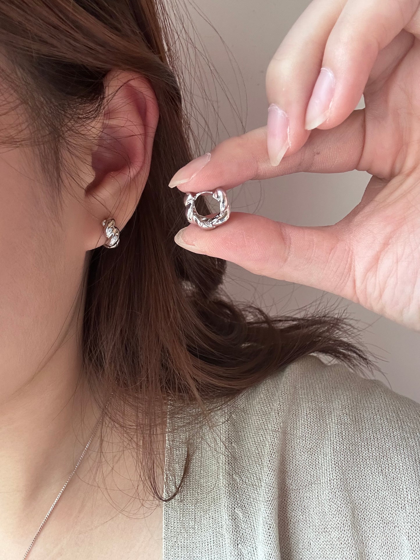Croissant Earring