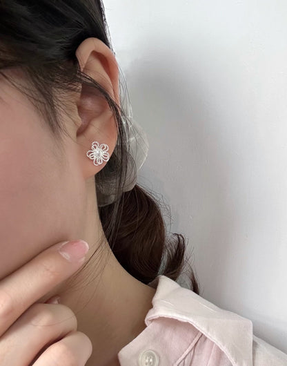 Woven Petal Earring