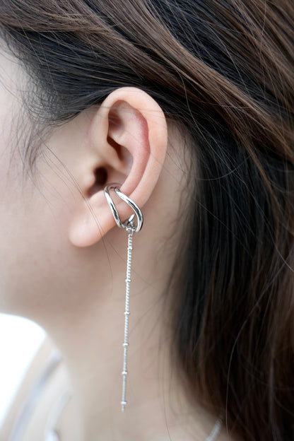 Tethered Moon Ear cuff