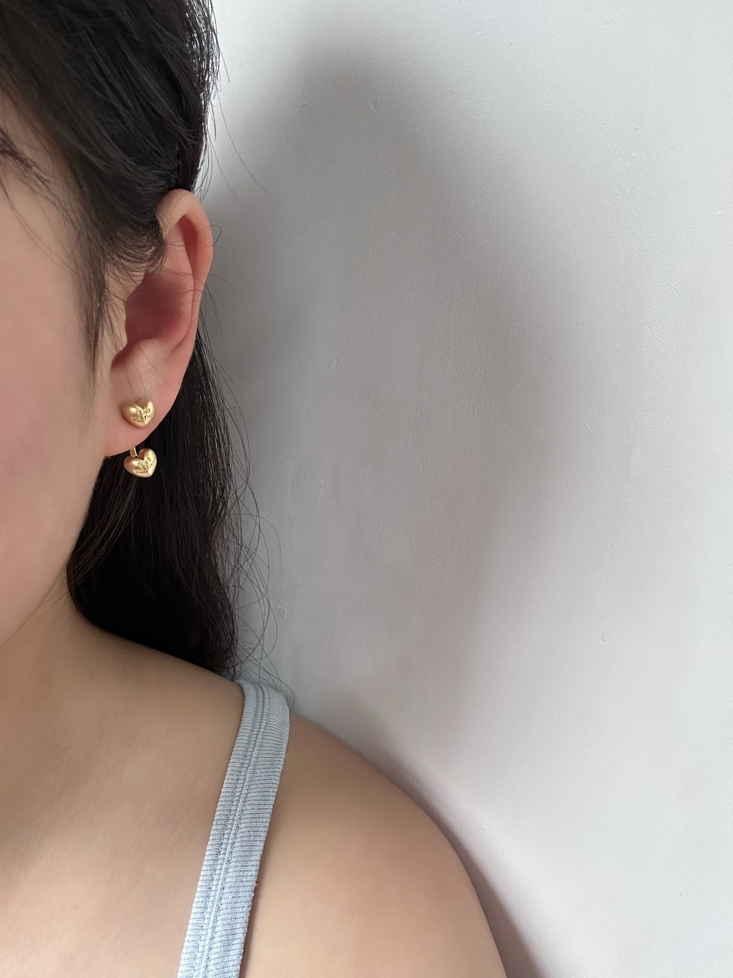 Dual Heart Earring