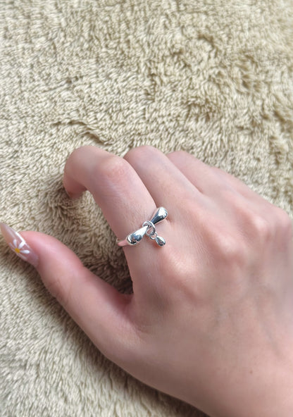 Silver Knotlet Ring