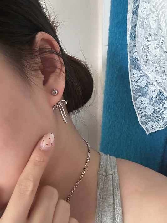 Subtle Bow Earring