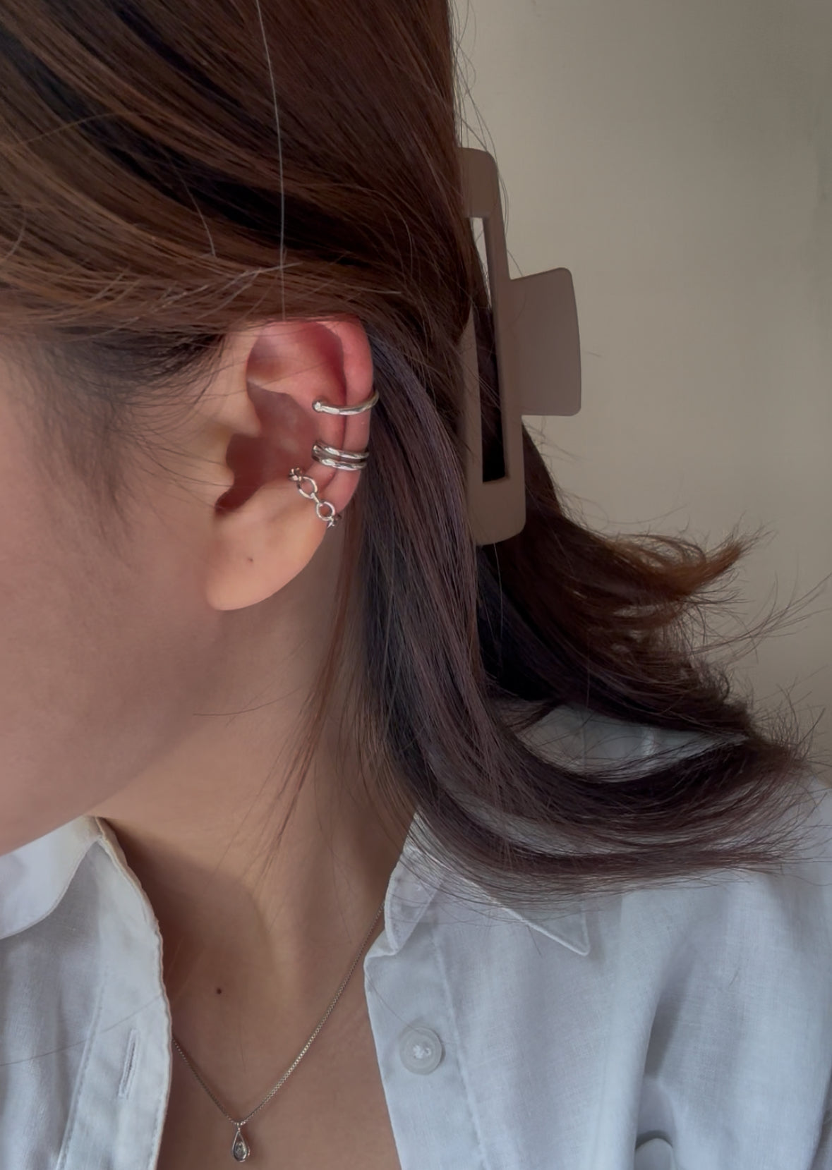 Gleam Stack ear cuff set