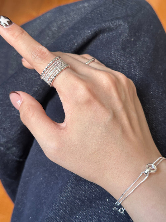 Stacked Bead Ring