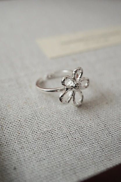 Silver Bloom Ring
