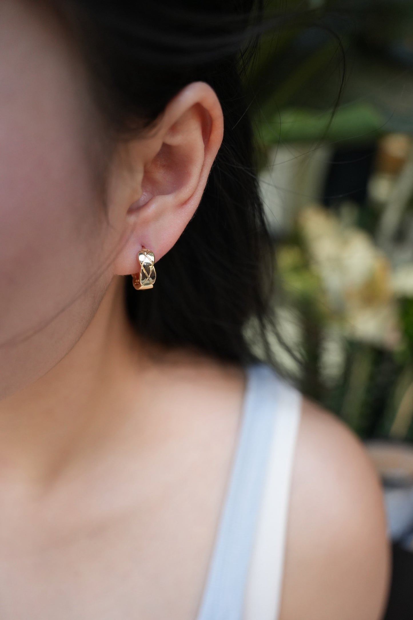 Lattice Light Earring