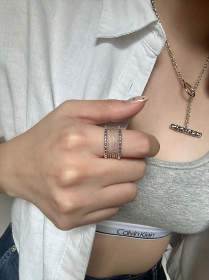 Stacked Bead Ring
