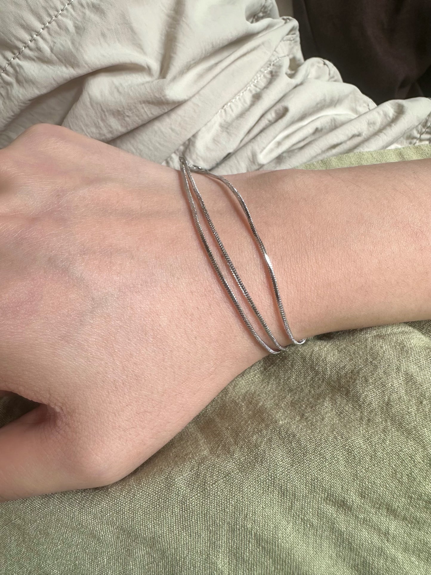 Silver Torrent Bracelet