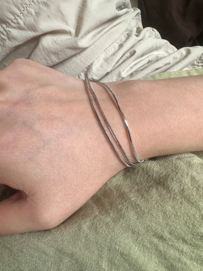 Silver Torrent Bracelet