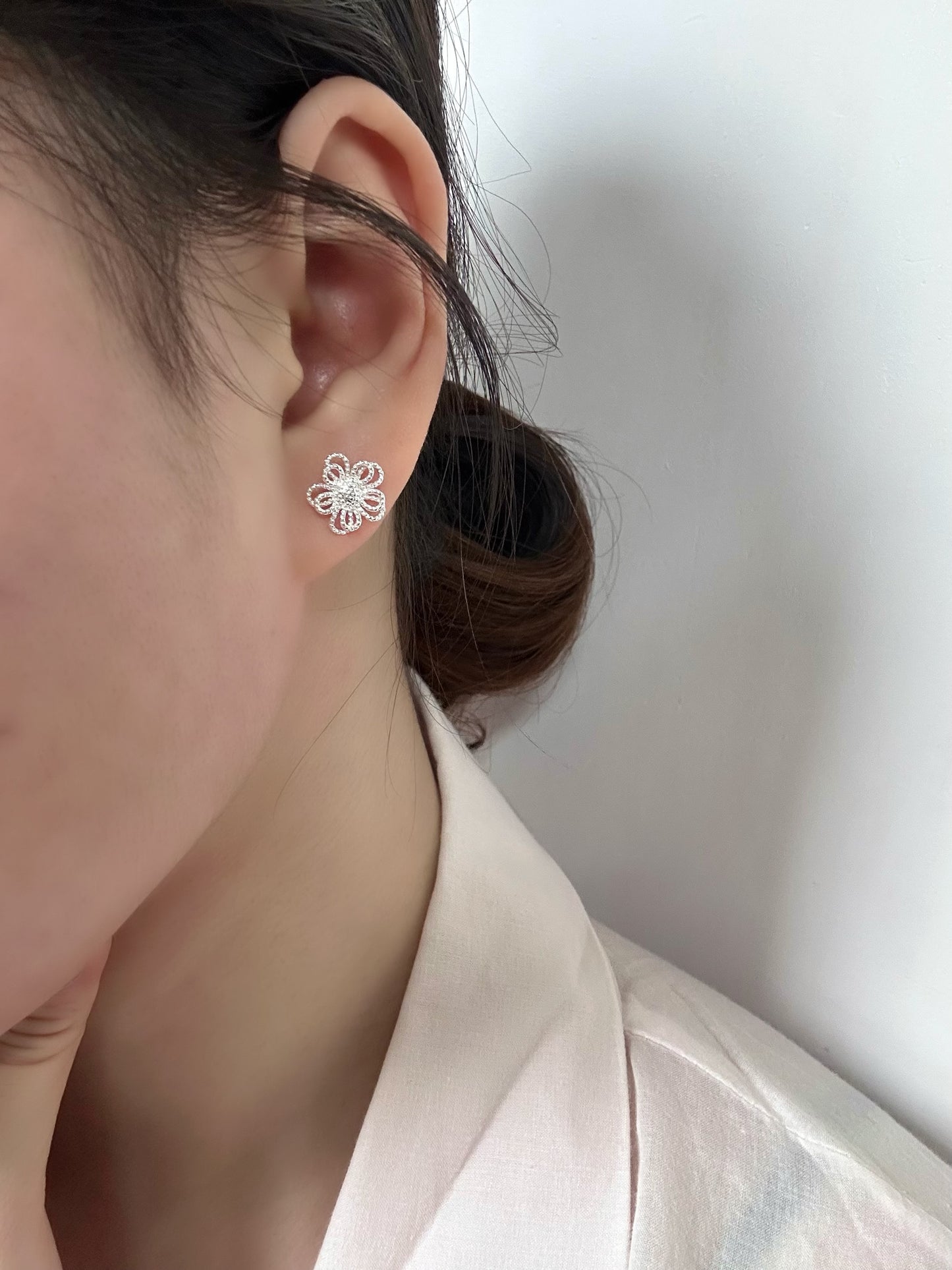 Woven Petal Earring