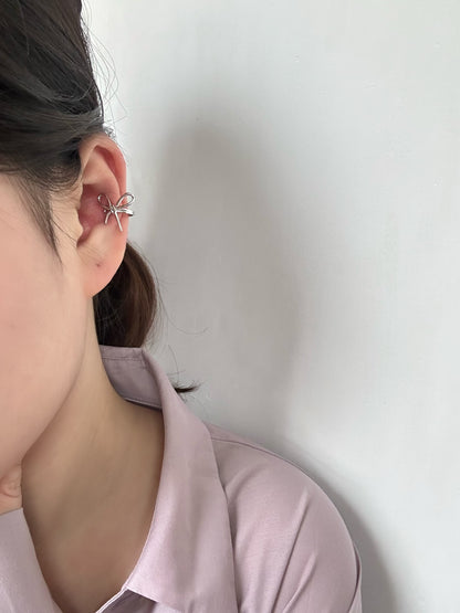 Silk Knot Earcuff
