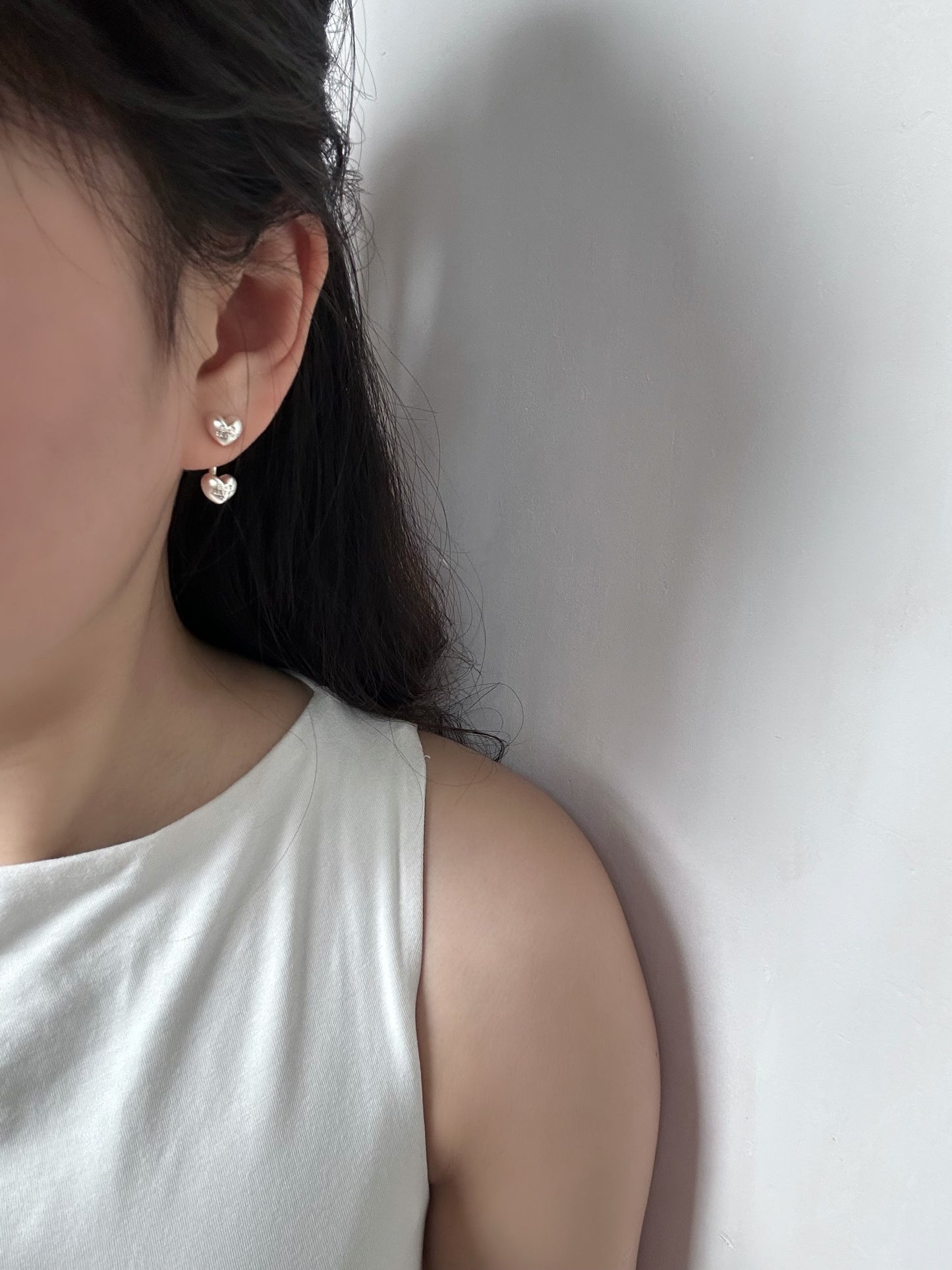 Dual Heart Earring