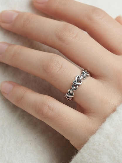 Heart Link Ring