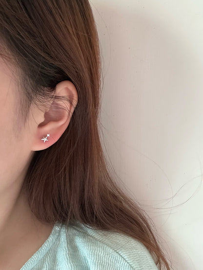 316L Sparkle Star Earring