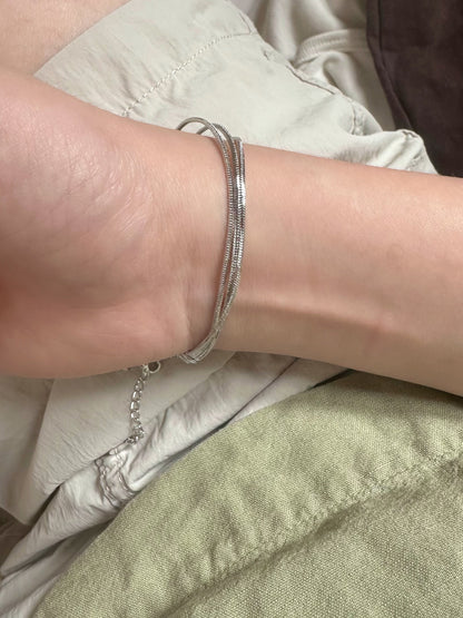 Silver Torrent Bracelet