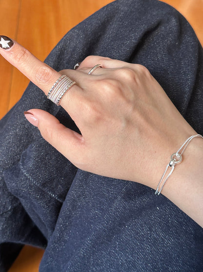 Stacked Bead Ring