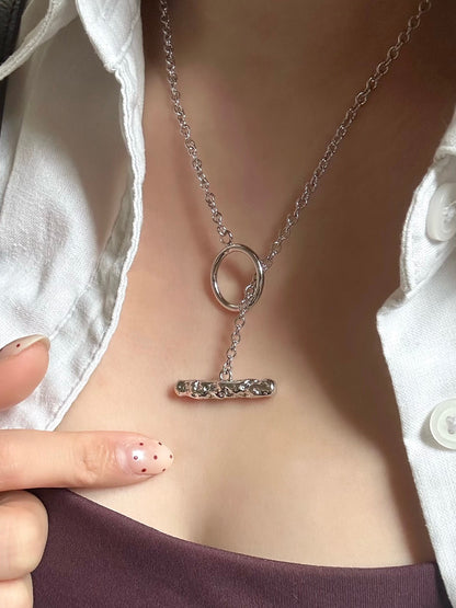 Textured OT Necklace