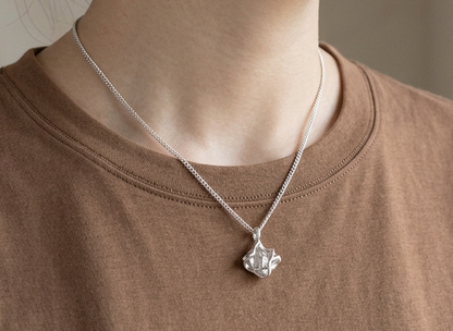 Wrapped gem Necklace