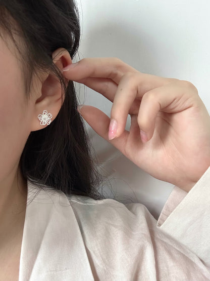 Woven Petal Earring