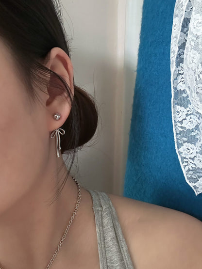 Subtle Bow Earring