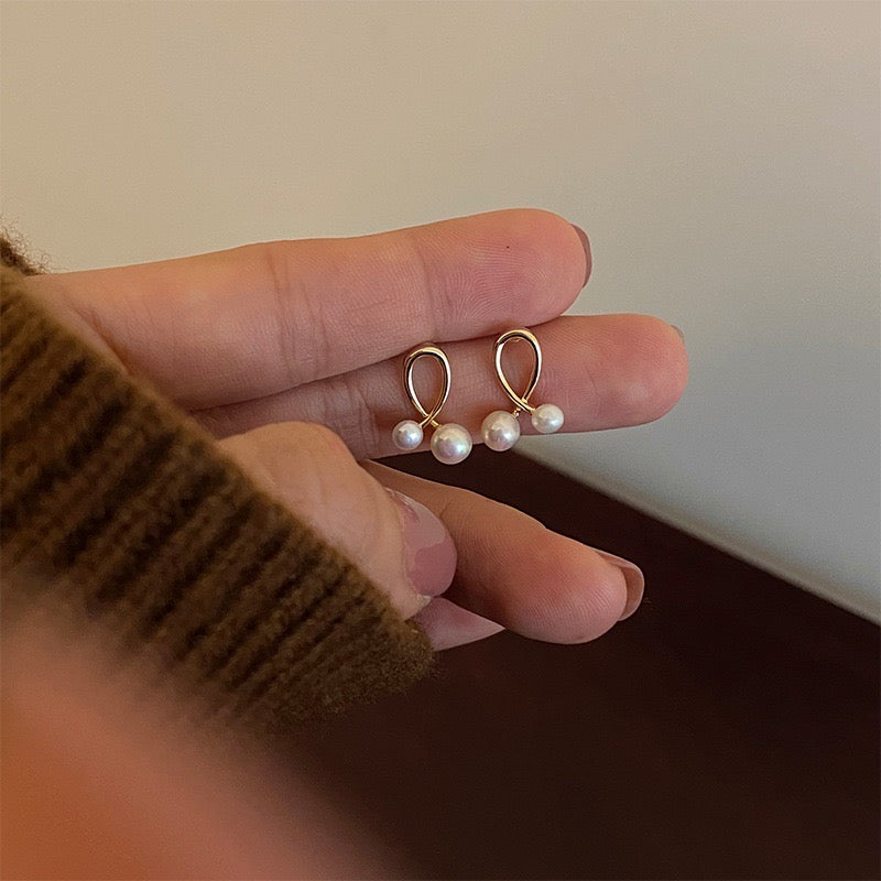 Pearl Duette Earring