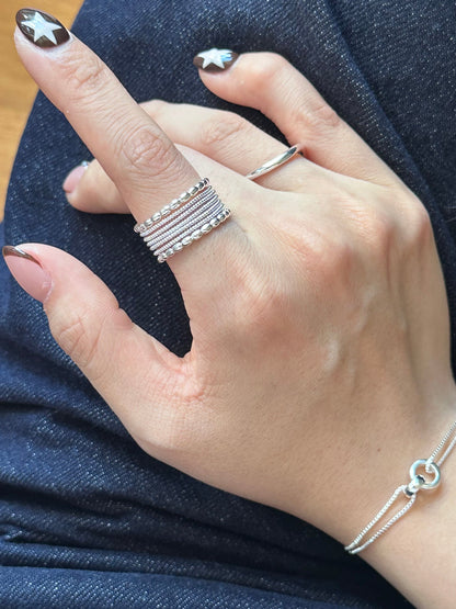 Stacked Bead Ring