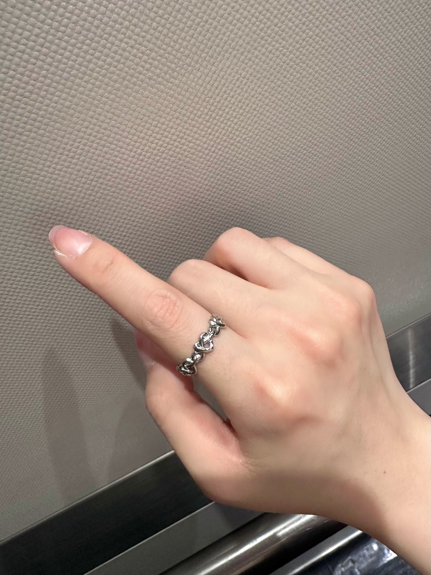 Heart Link Ring