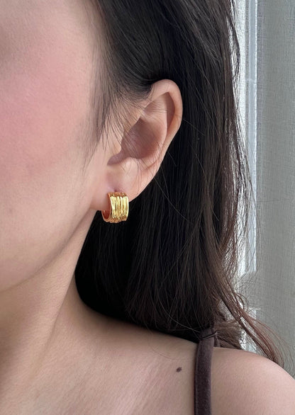 Melted Silk Earring