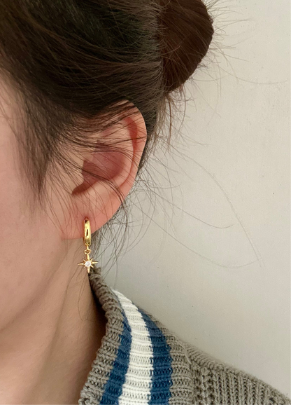 Gold Nova Gleam Earring