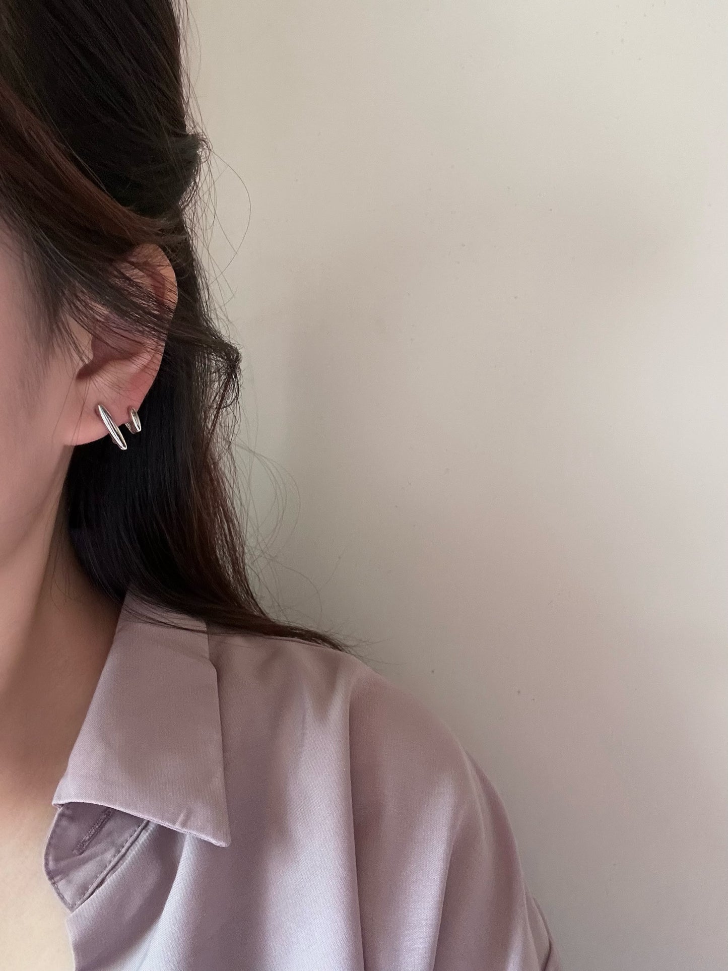 Twin Beam Earring