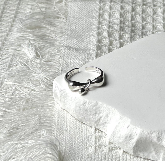 Silver Knotlet Ring