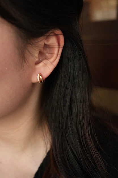 Shining Double Earring