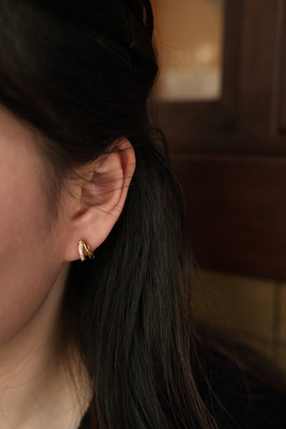 Shining Double Earring