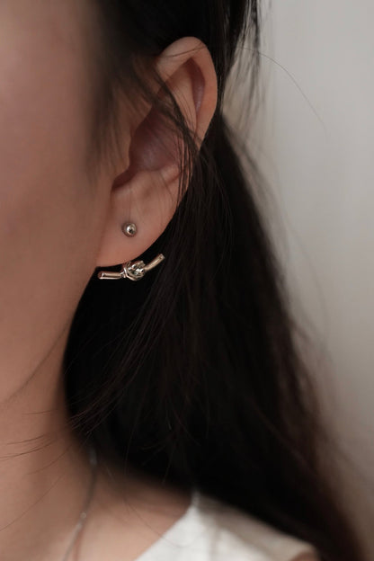 Tethered Line Earring