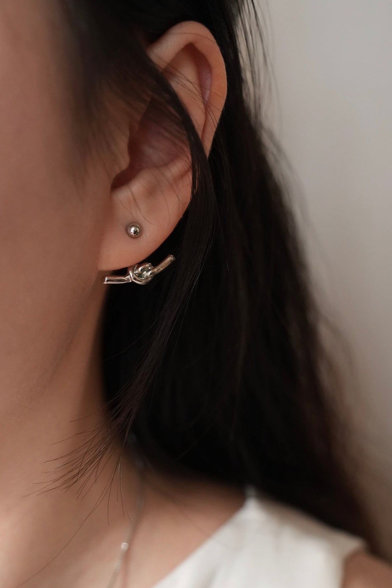 Tethered Line Earring