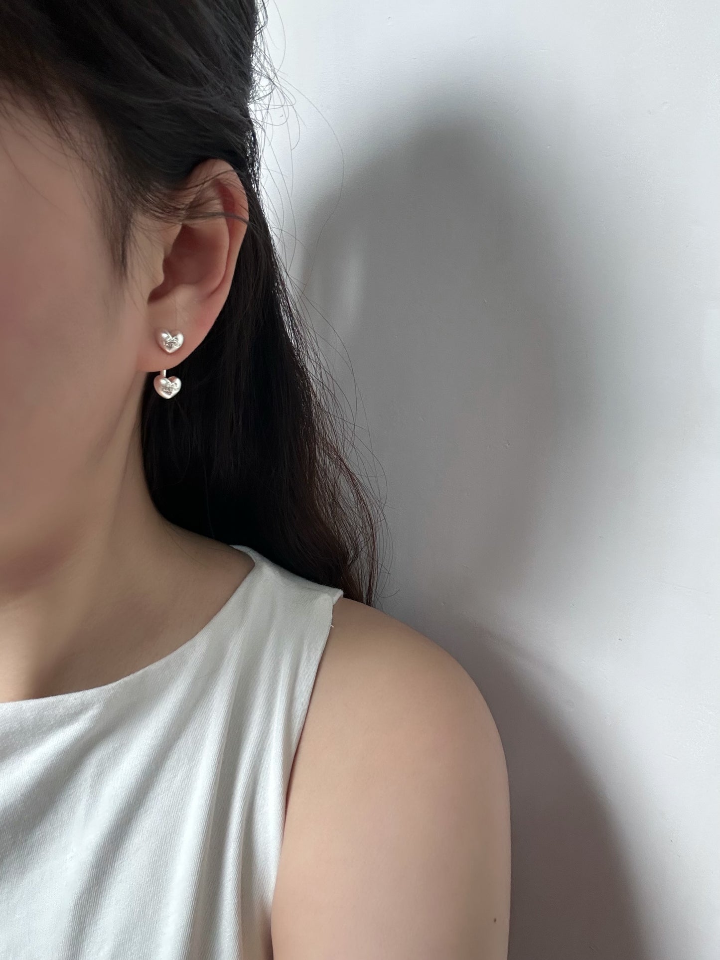 Dual Heart Earring