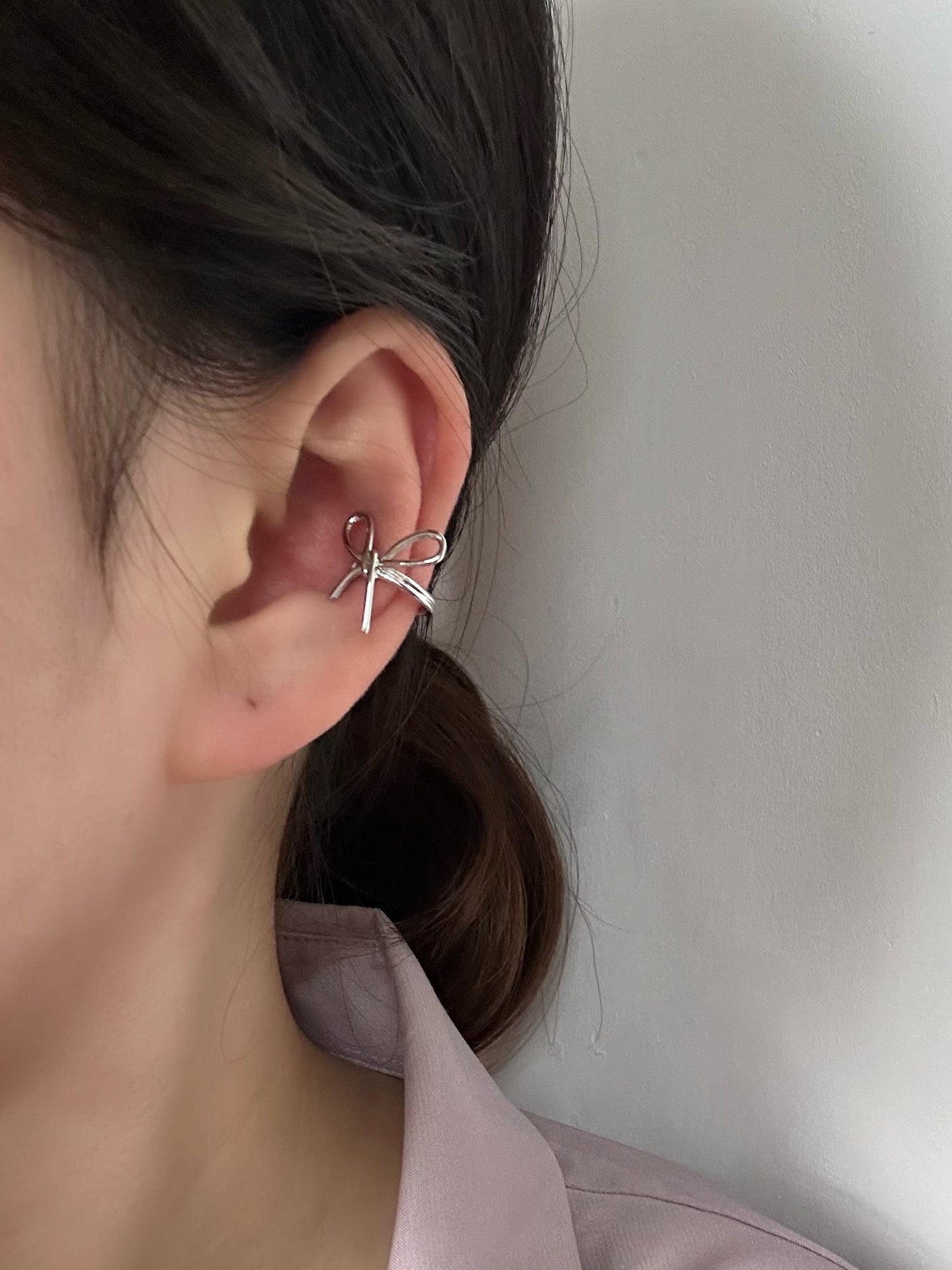 Silk Knot Earcuff