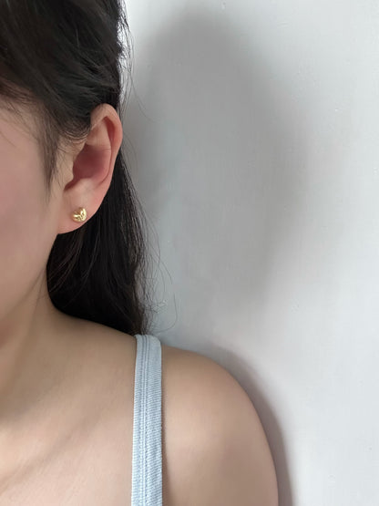 Dual Heart Earring