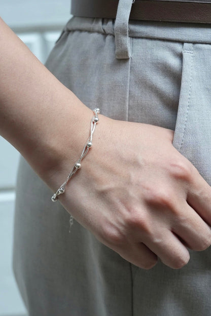 Double layer bracelet