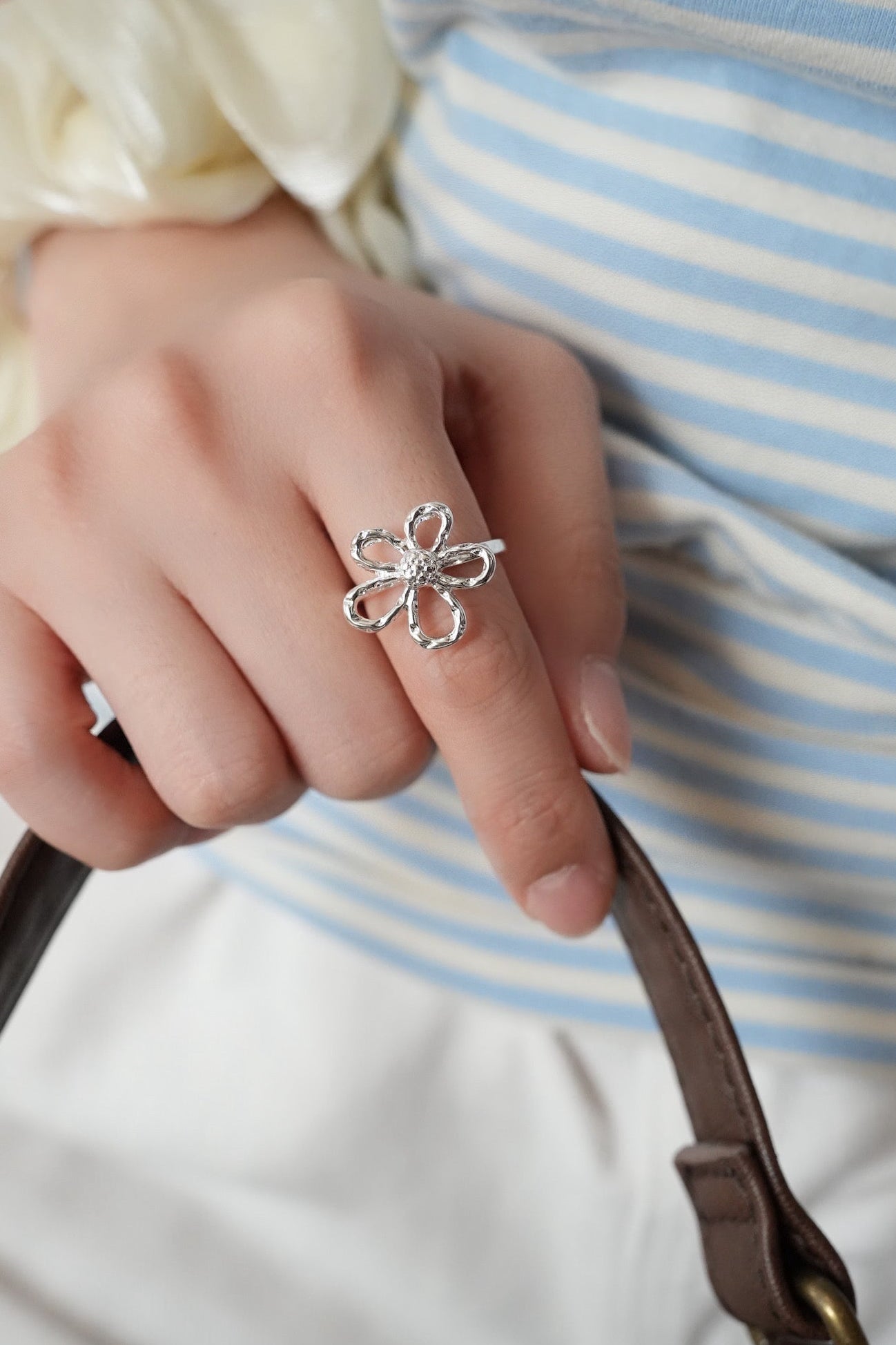 Silver Bloom Ring